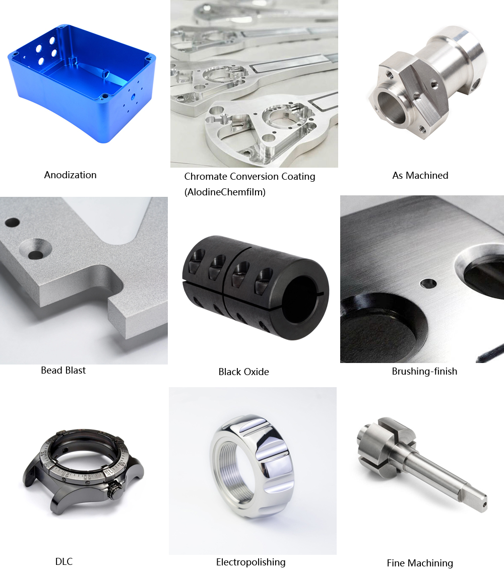 Custom CNC Machining Finishes